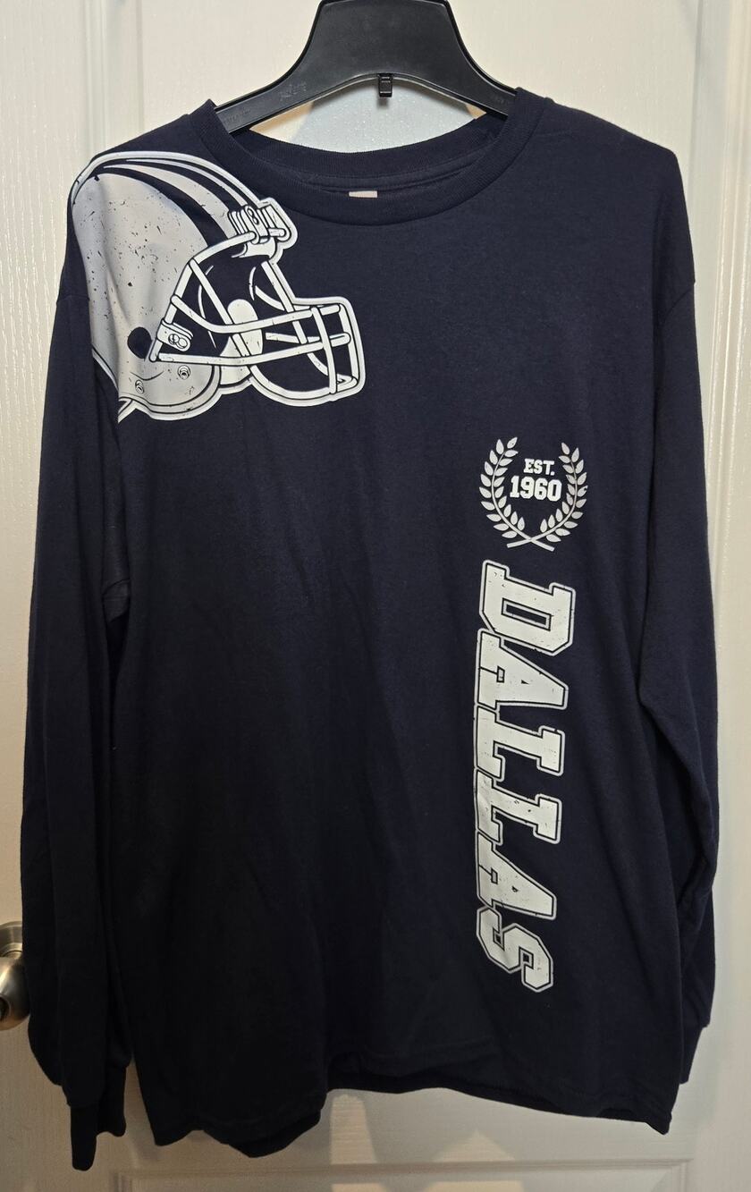Dallas Cowboys long sleeve tee sz L